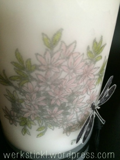 Artistically Awesome, Candle, funeral, Todesfall, Beileidskerze, Stampin´Up!, Detail