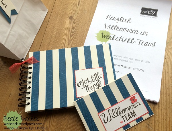Team Werkstickl, Stampin´UP!, Im Herzen, Designerpapier Am Meer, Buch, The Cinch, Willkommen, Starterpaket.jpg
